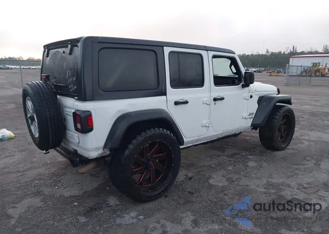2021 Jeep Wrangler Unlimited Sport S 4X4 from USA, damaged, VIN 1C4HJXDN7MW647934